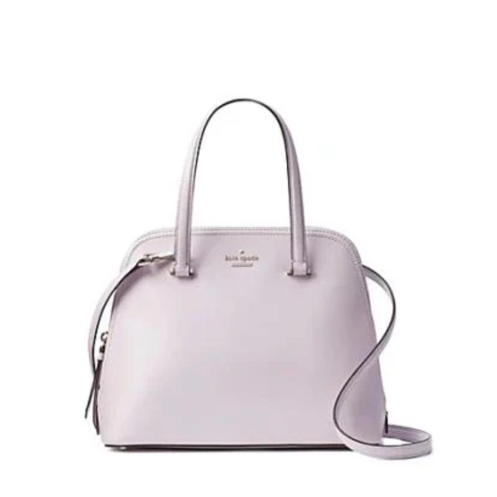 kate spade Light Pink Leather Satchel with Gold Logo - Picture 1 of 7